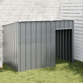 Dog House Anthracite Galvanized steel 60.2 x 35.8 x 43.3 in