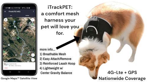 Enhanced Wireless GPRS GSM Tracking w/ Waterproof Mini Pet GPSTracker Size:S